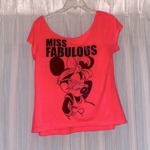 Disney Miss Fabulous Minnie Mouse Tee